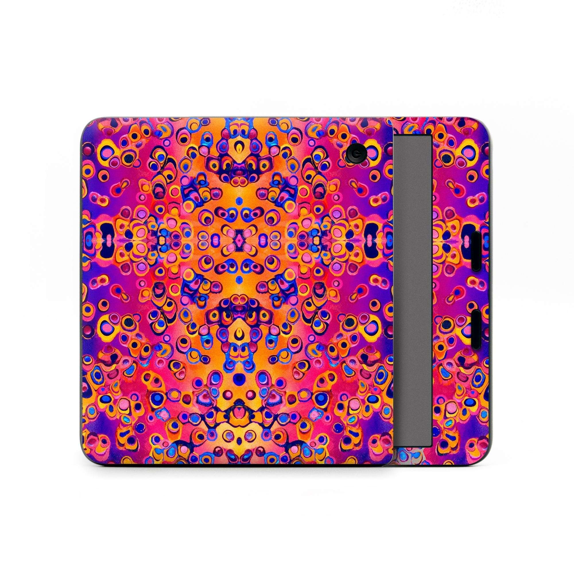 Kobo Libra Colour Skin design of Pattern, Psychedelic art, Symmetry, with orange, purple, blue, pink colors