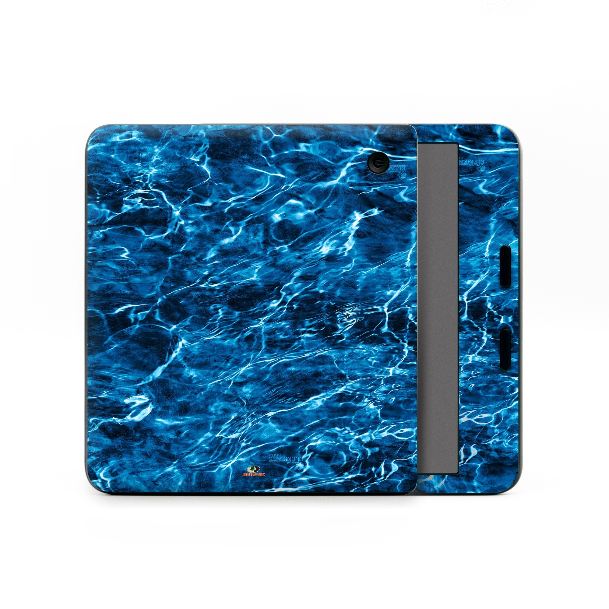 Kobo Libra Colour Skin design of Blue, Water, Aqua, Turquoise, Azure, Electric blue, Sky, Pattern, Sea, Ocean, with blue, black colors