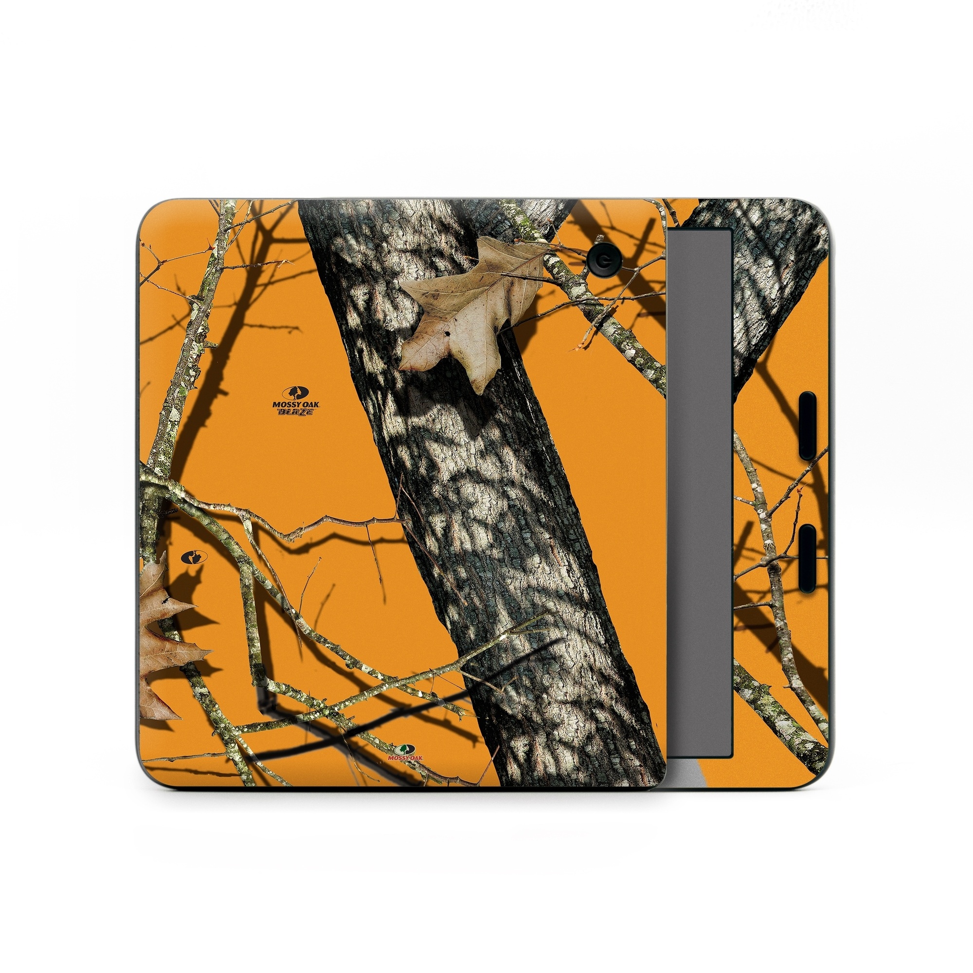 Kobo Libra Colour Skin design of Tree, Branch, Canoe birch, Woody plant, Plant, Leaf, Adaptation, Wildlife, Trunk, Birch family, with green, black, gray, red colors