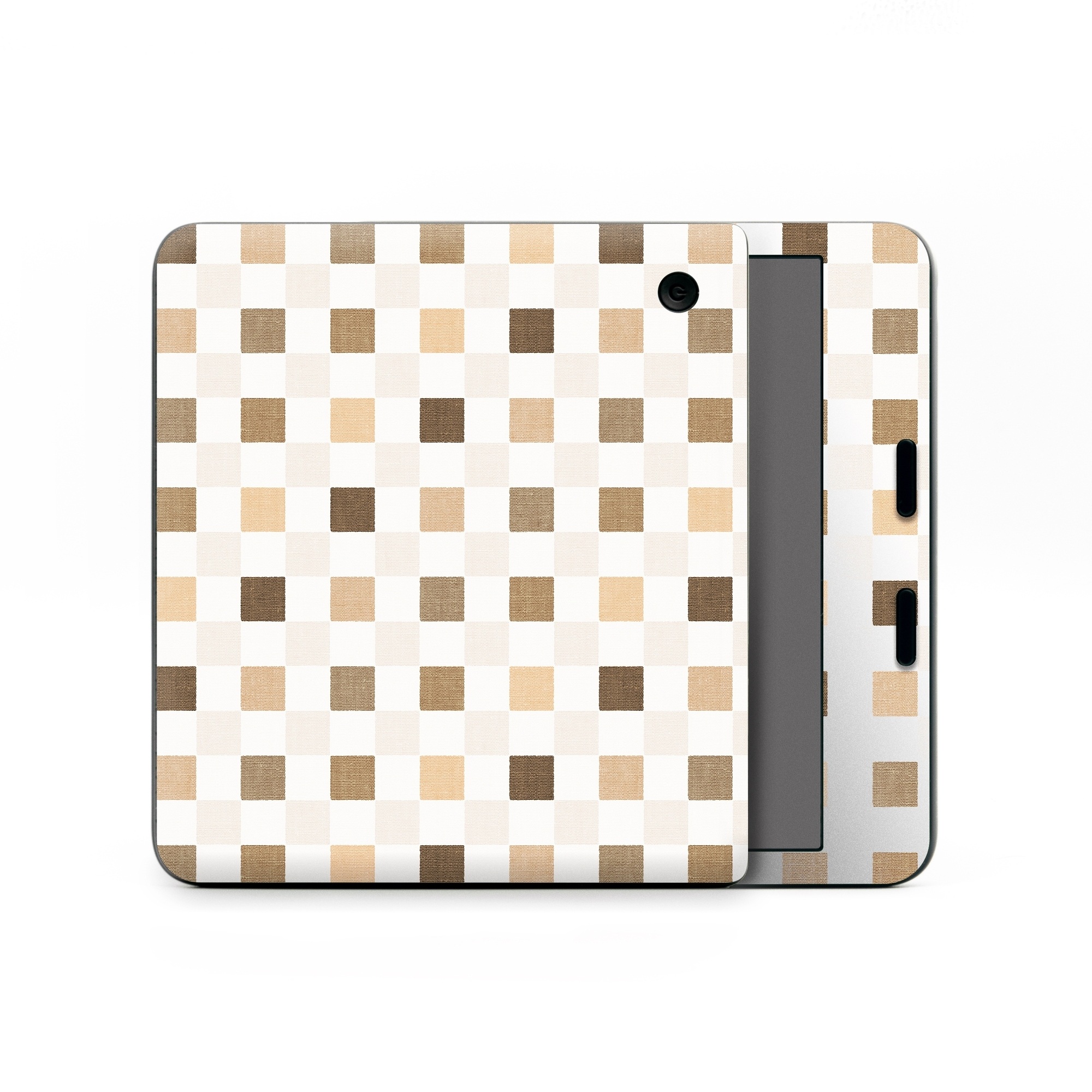 Kobo Libra Colour Skin design of Brown, Rectangle, Beige, Textile, Sleeve, Grey, Khaki, Material property, Symmetry, Art, with white, gray, brown colors