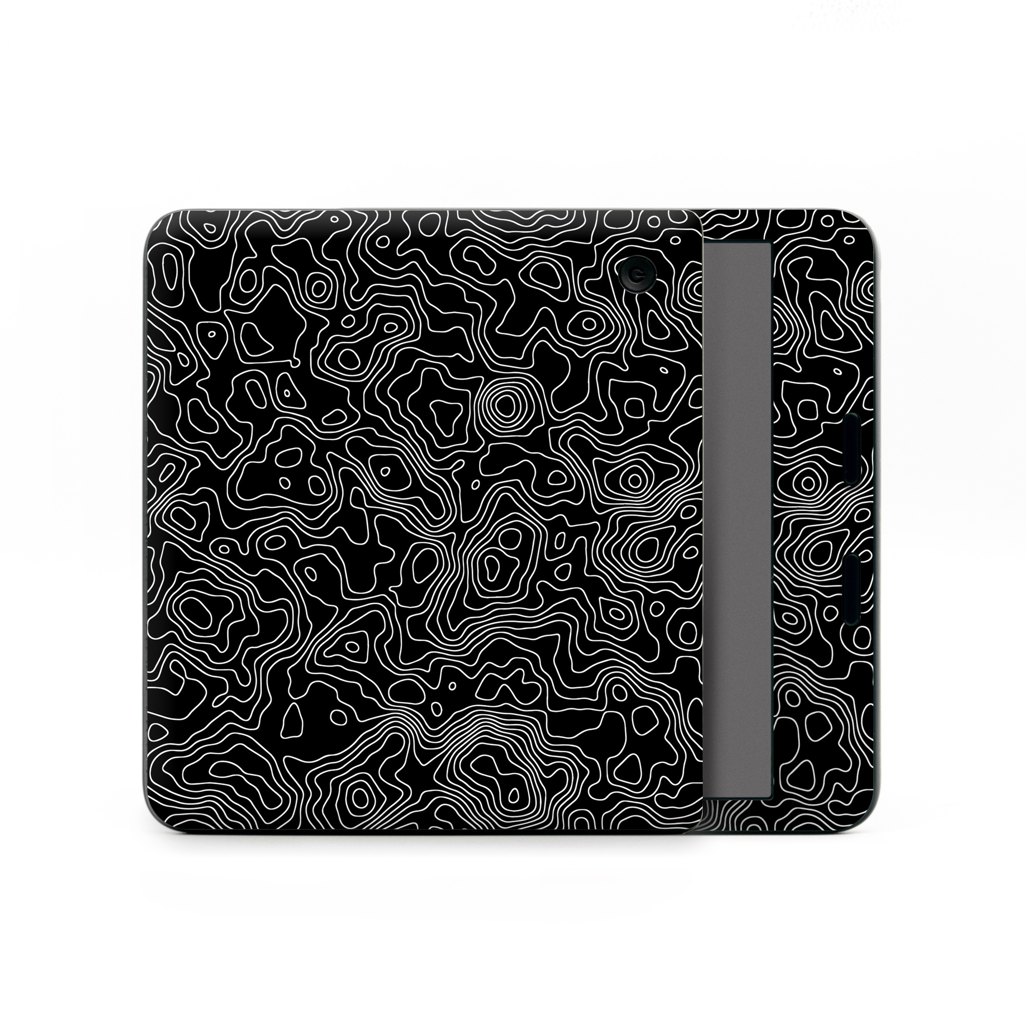 Kobo Libra Colour Skin design of Art, Motif, Pattern, Symmetry, Monochrome, Circle, Font, Visual arts, Illustration, Monochrome photography, with black, gray colors