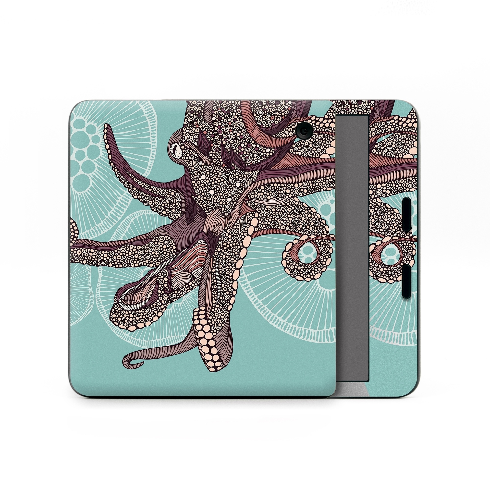 Kobo Libra Colour Skin design of Illustration, Art, Elephants and Mammoths, Pattern, Graphic design, with gray, black, red, green colors