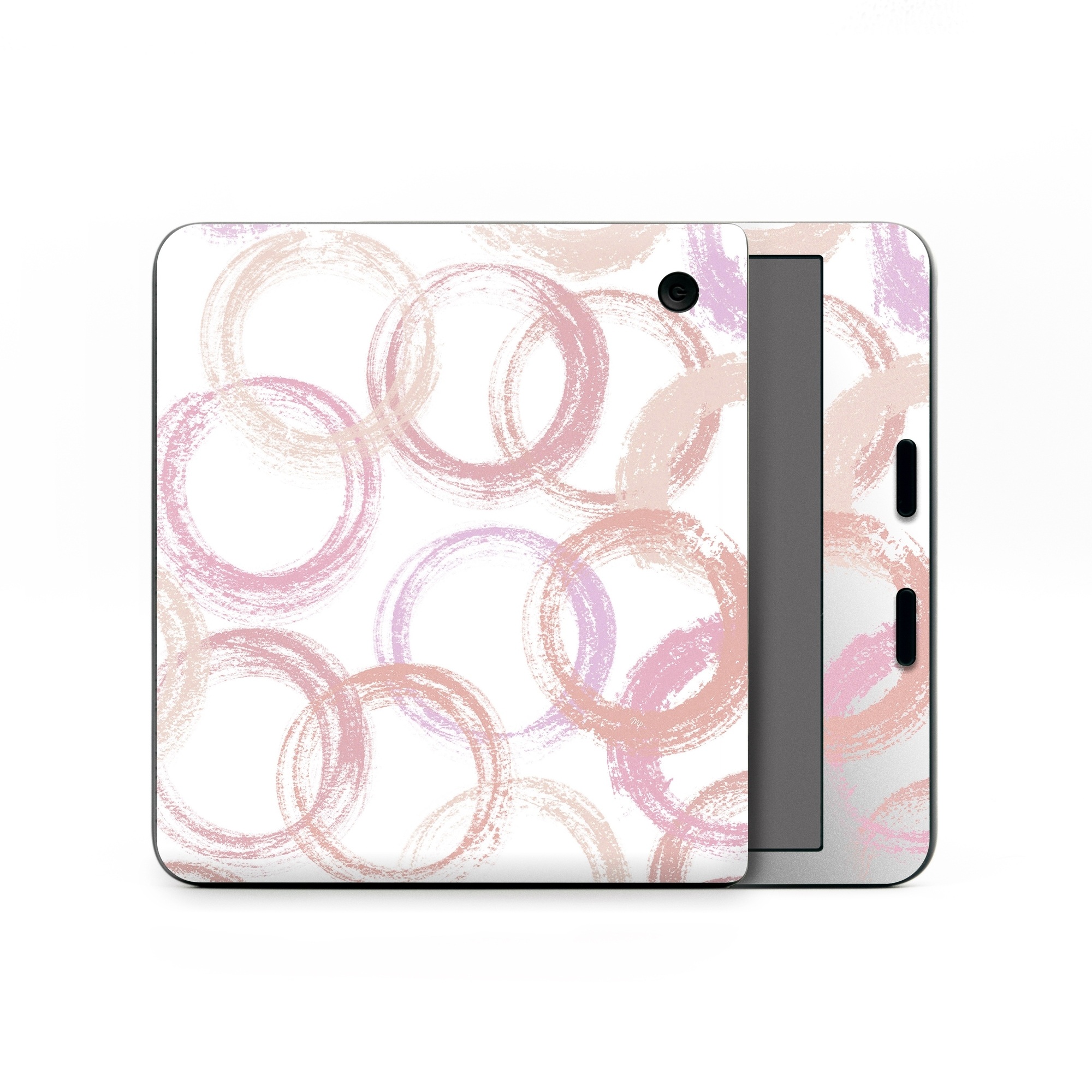 Kobo Libra Colour Skin design of Purple, Textile, Pink, Motif, Violet, Material property, Magenta, Art, Circle, Font, with pink, white colors