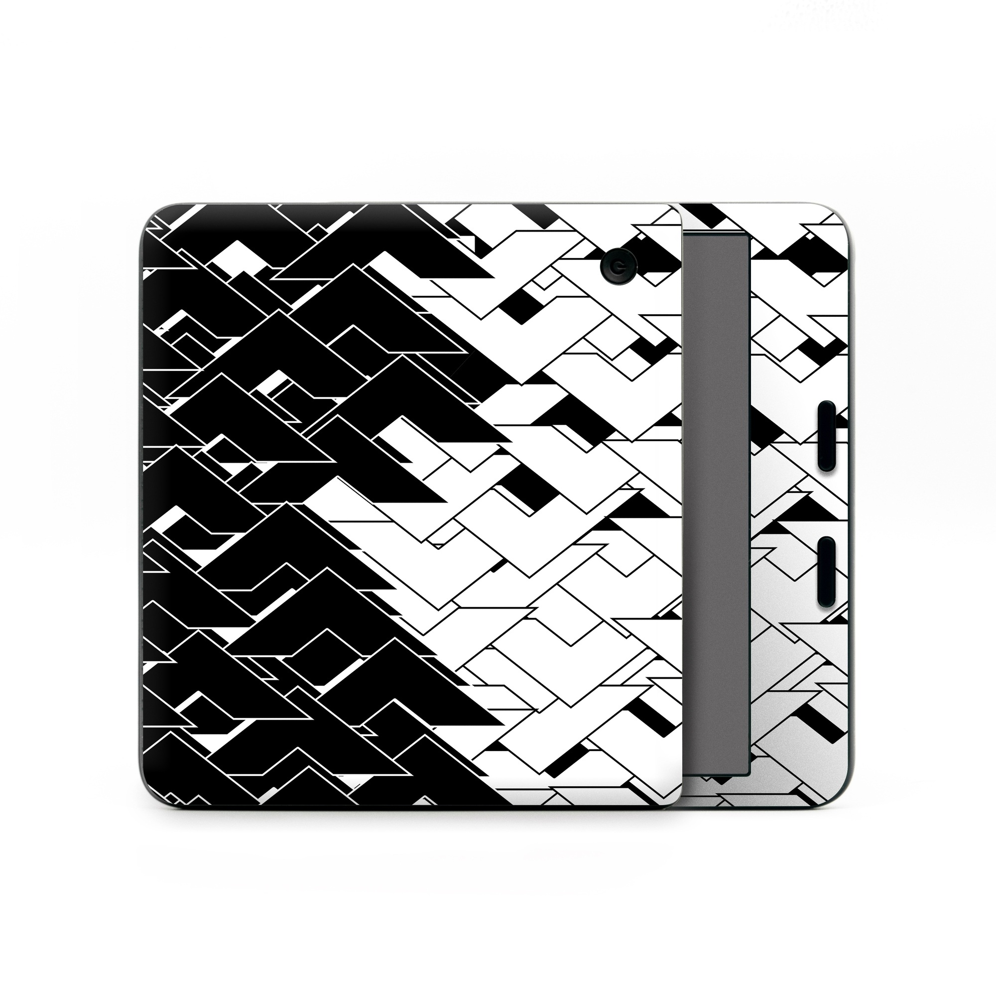 Kobo Libra Colour Skin design of Pattern, Black, Black-and-white, Monochrome, Monochrome photography, Line, Design, Parallel, Font, with black, white colors