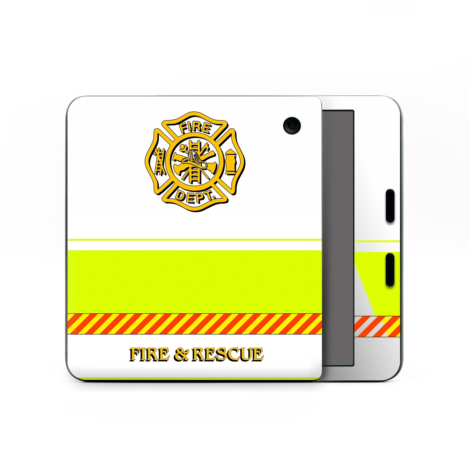 Kobo Libra Colour Skin design of Yellow, Line, Font, Military rank, with white, green, red, yellow colors