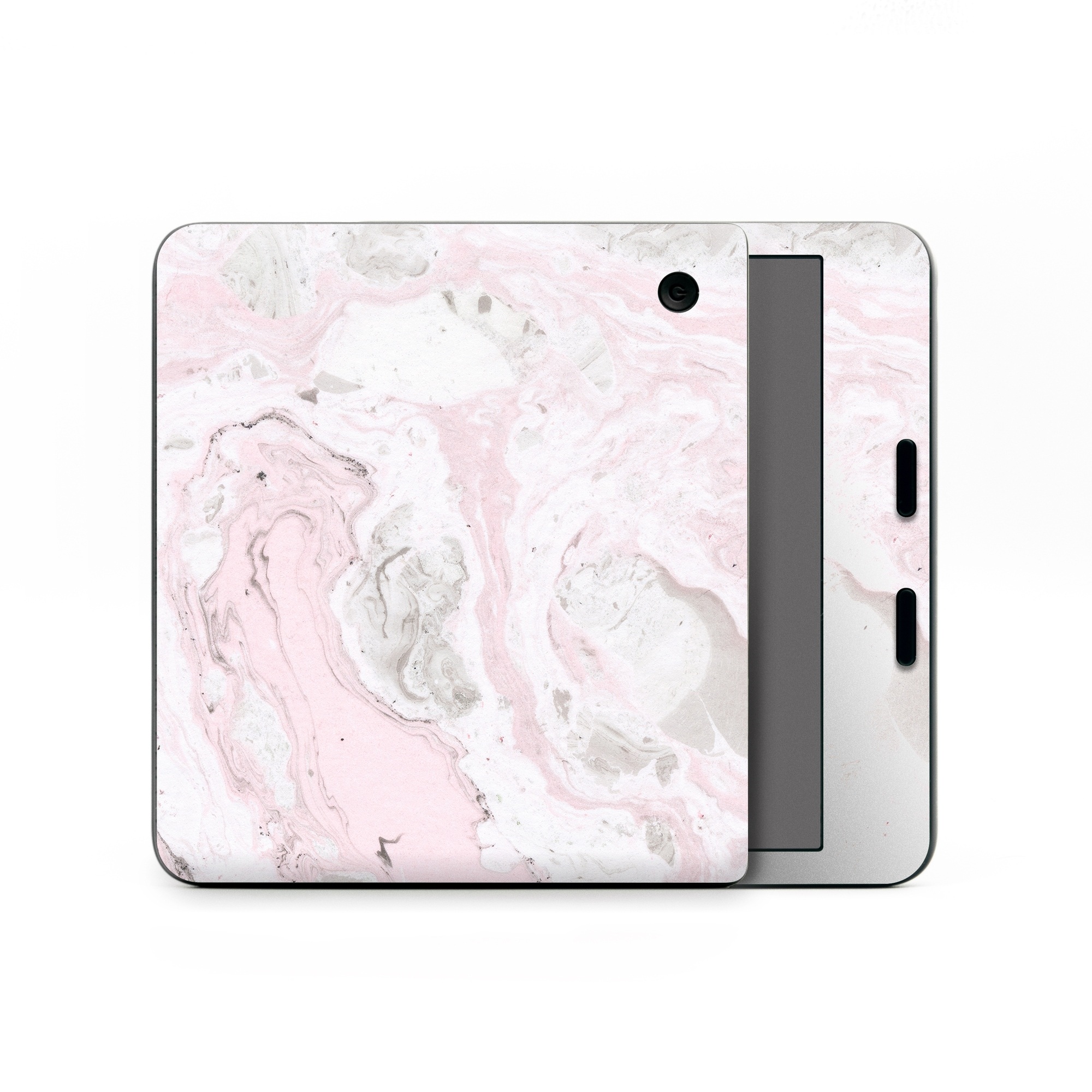 Kobo Libra Colour Skin design of White, Pink, Pattern, Illustration, with pink, gray, white colors