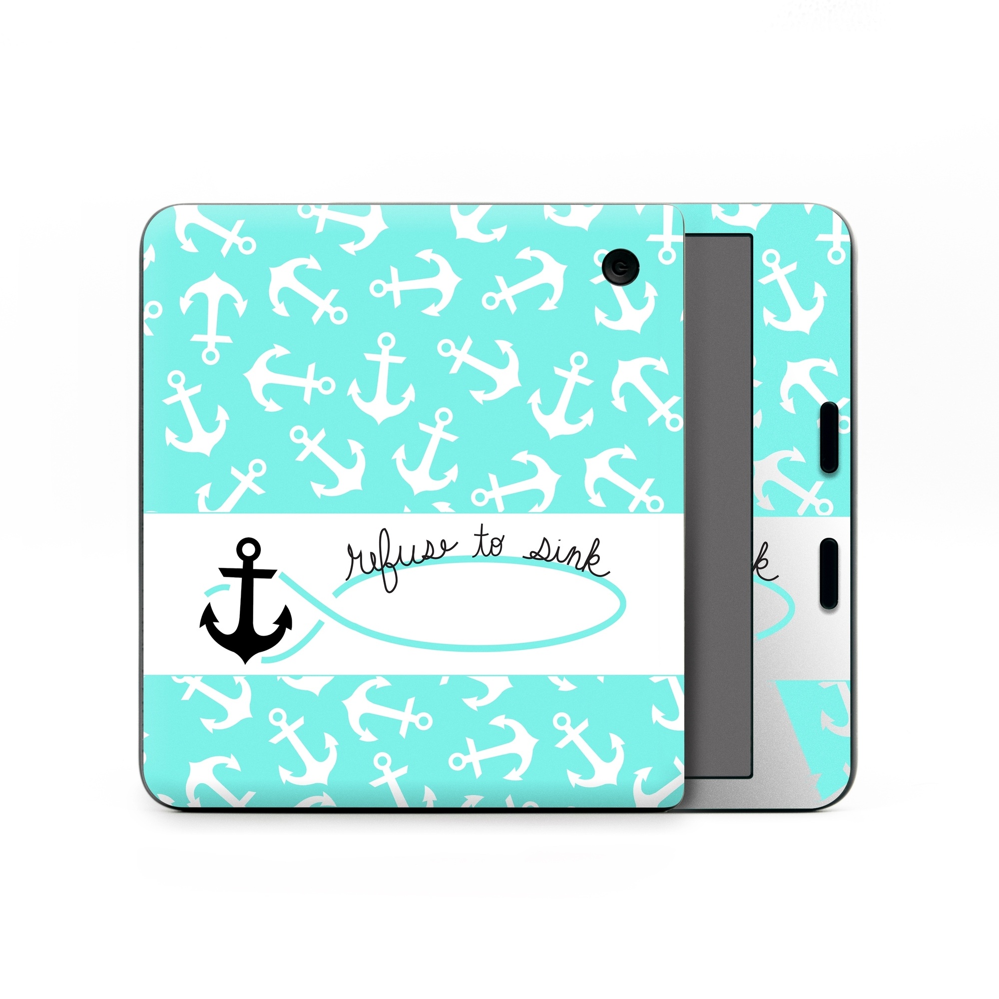 Kobo Libra Colour Skin design of Text, Turquoise, Aqua, Font, Teal, Pattern, Line, Design, Illustration, with gray, white, blue, green colors