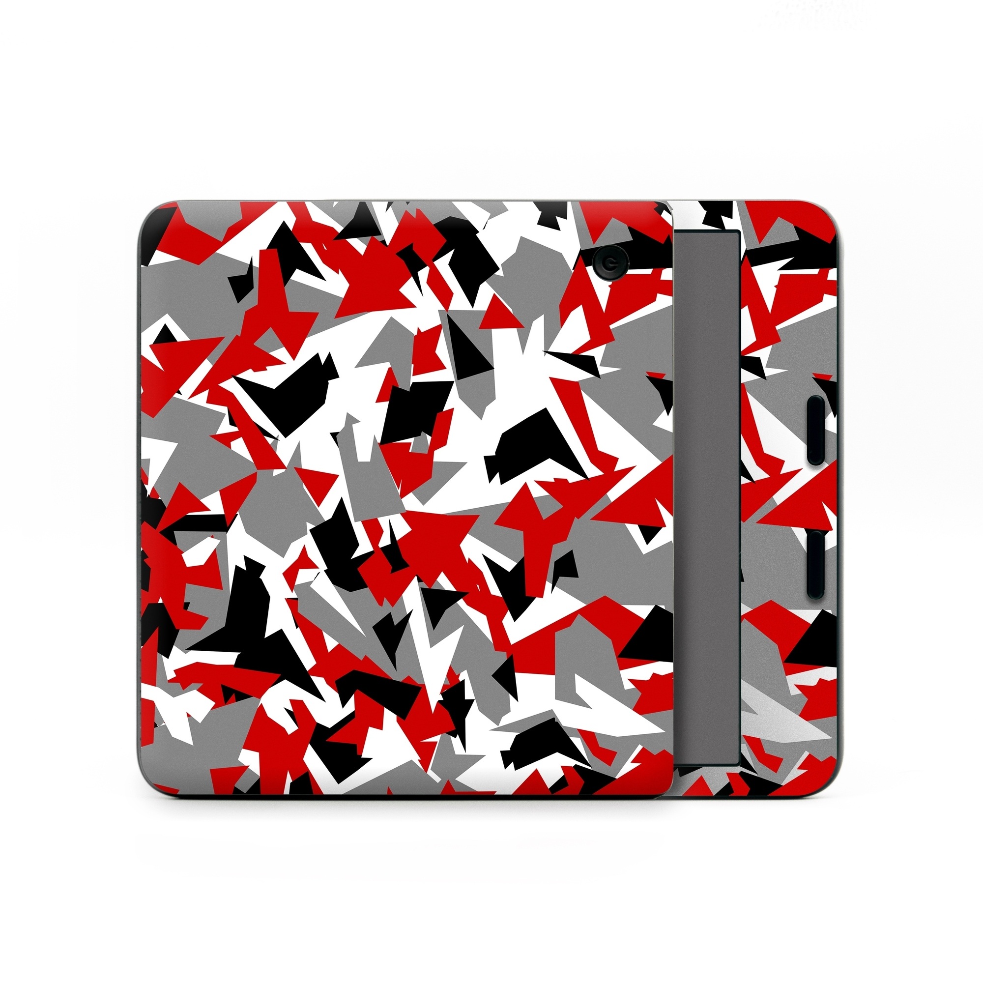 Kobo Libra Colour Skin design of Red, Pattern, Font, Design, Textile, Carmine, Illustration, Flag, Crowd, with red, white, black, gray colors