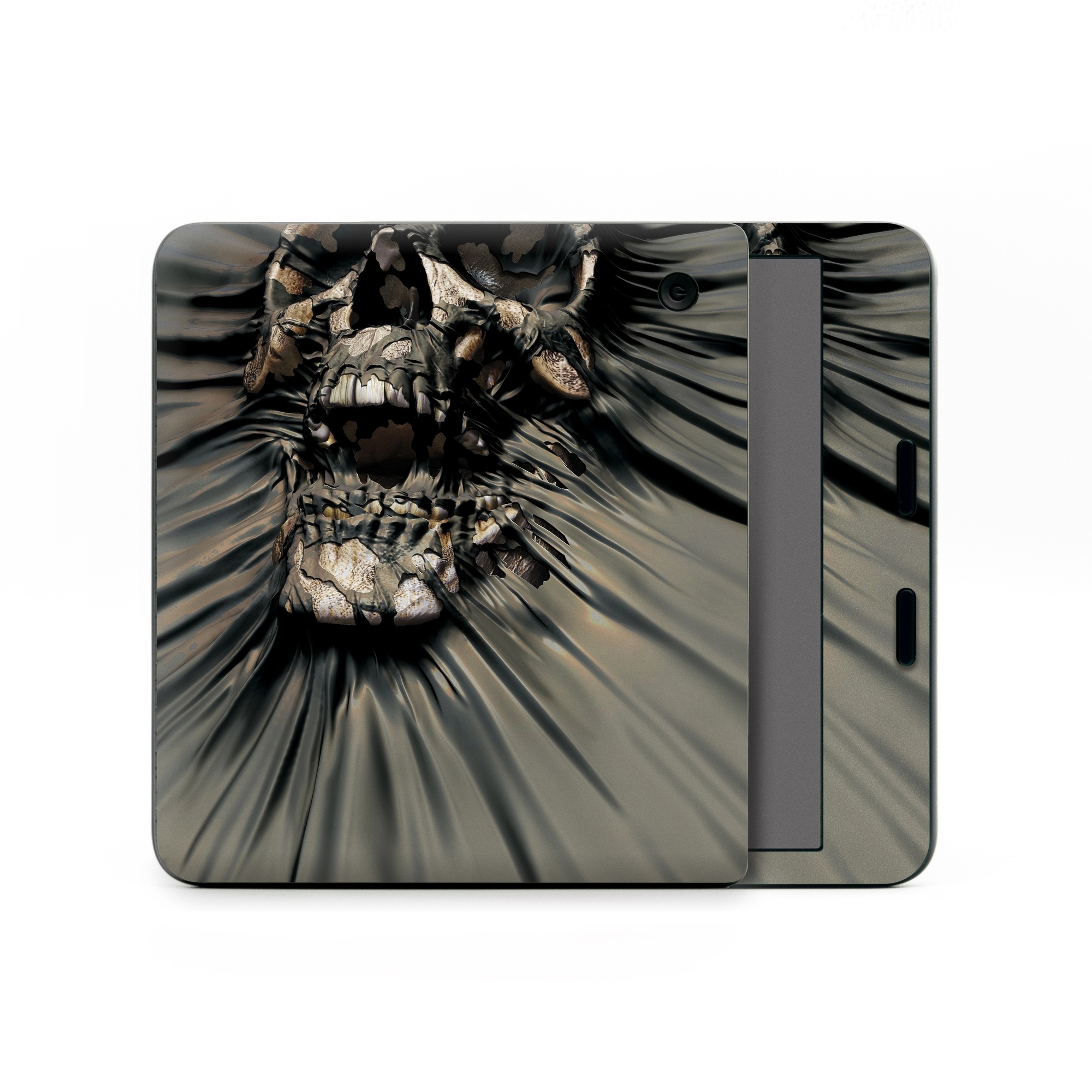 Kobo Libra Colour Skin design of Cg artwork, Fictional character, Illustration, Demon, Fiction, Supervillain, Mythology, Art, with black, green, gray, red colors