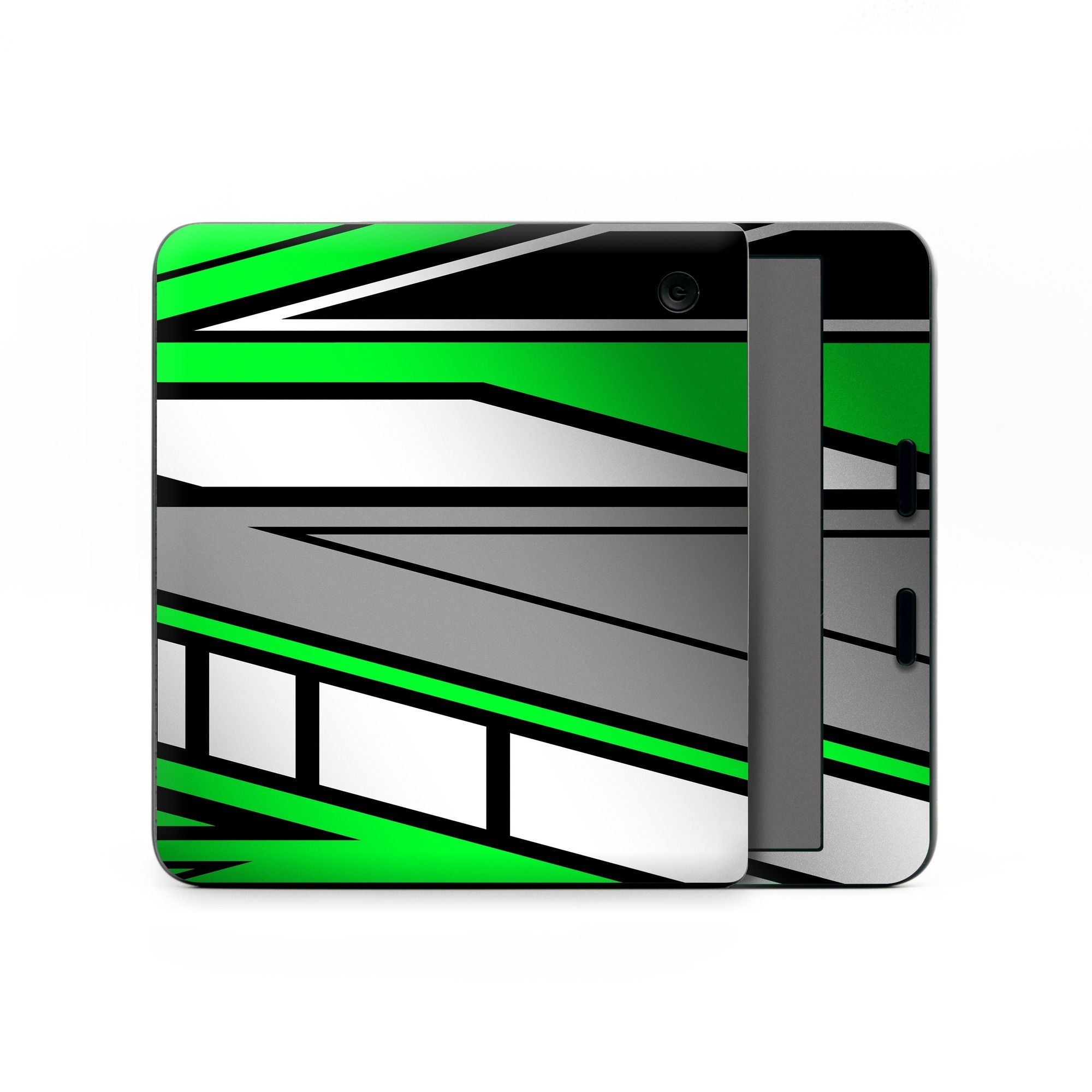 Kobo Libra Colour Skin design of Colorfulness, Green, Rectangle, Slope, Font, Line, Material property, Parallel, Tints and shades, Graphics, with black, green, white, gray colors