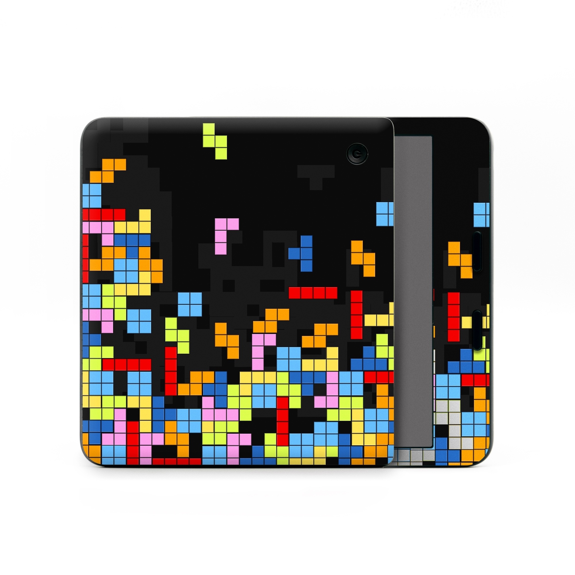 Kobo Libra Colour Skin design of Pattern, Symmetry, Font, Design, Graphic design, Line, Colorfulness, Magenta, Square, Graphics, with black, green, blue, orange, red colors