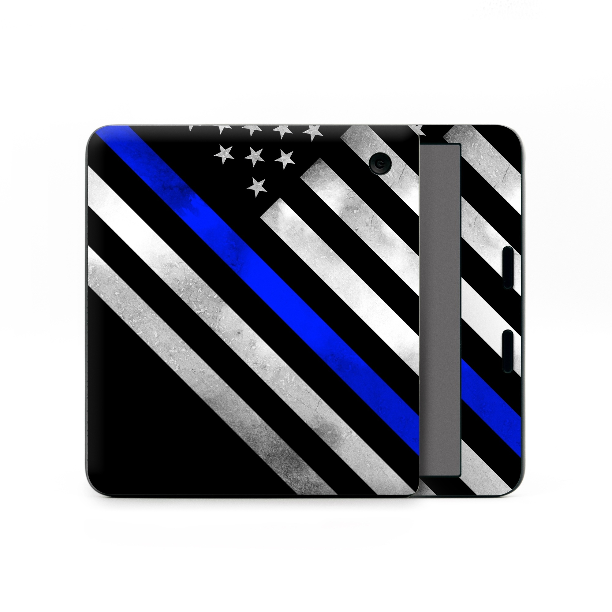 Kobo Libra Colour Skin design of Flag of the united states, Flag, Cobalt blue, Pattern, Line, Black-and-white, Design, Monochrome, Electric blue, Parallel, with black, white, gray, blue colors