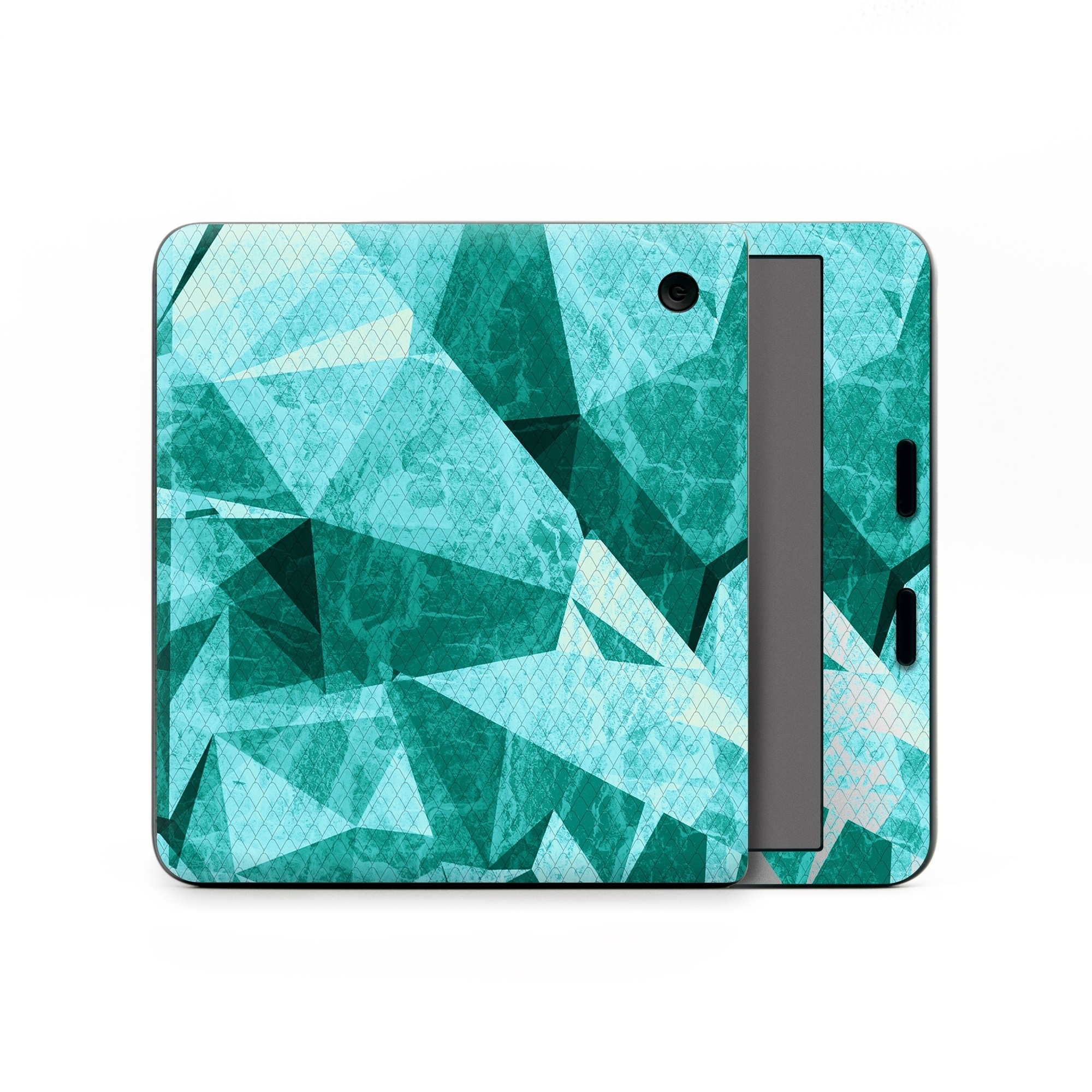 Kobo Libra Colour Skin design of Aqua, Blue, Pattern, Turquoise, Illustration, Teal, Design, Line, Graphic design, with blue colors