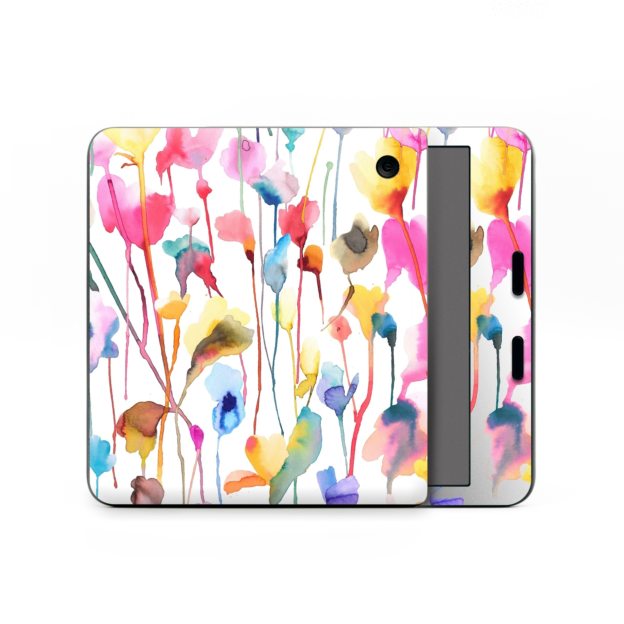 Kobo Libra Colour Skin design of Plant, Petal, Art, Font, Pattern, Automotive wheel system, Event, Visual arts, Party supply, Pole, with white, red, pink, yellow, orange, green, blue, purple colors