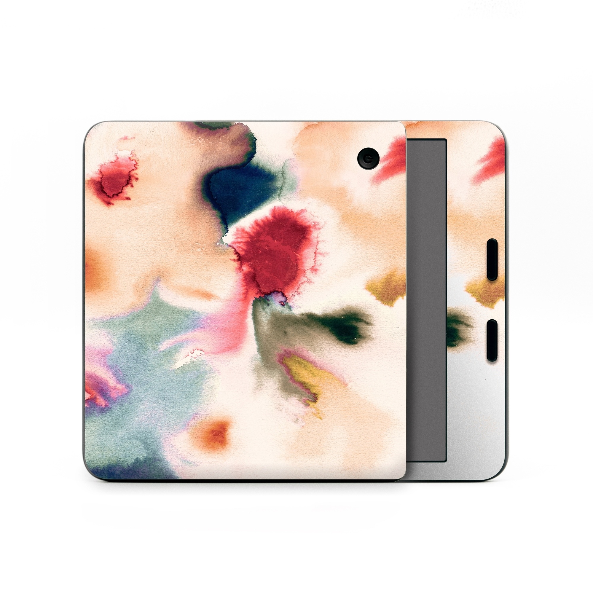 Kobo Libra Colour Skin design of Petal, Pink, Creative arts, Plant, Tints and shades, Art, Pattern, Porcelain, Close-up, Natural material, with white, blue, red, brown, orange, yellow, green colors