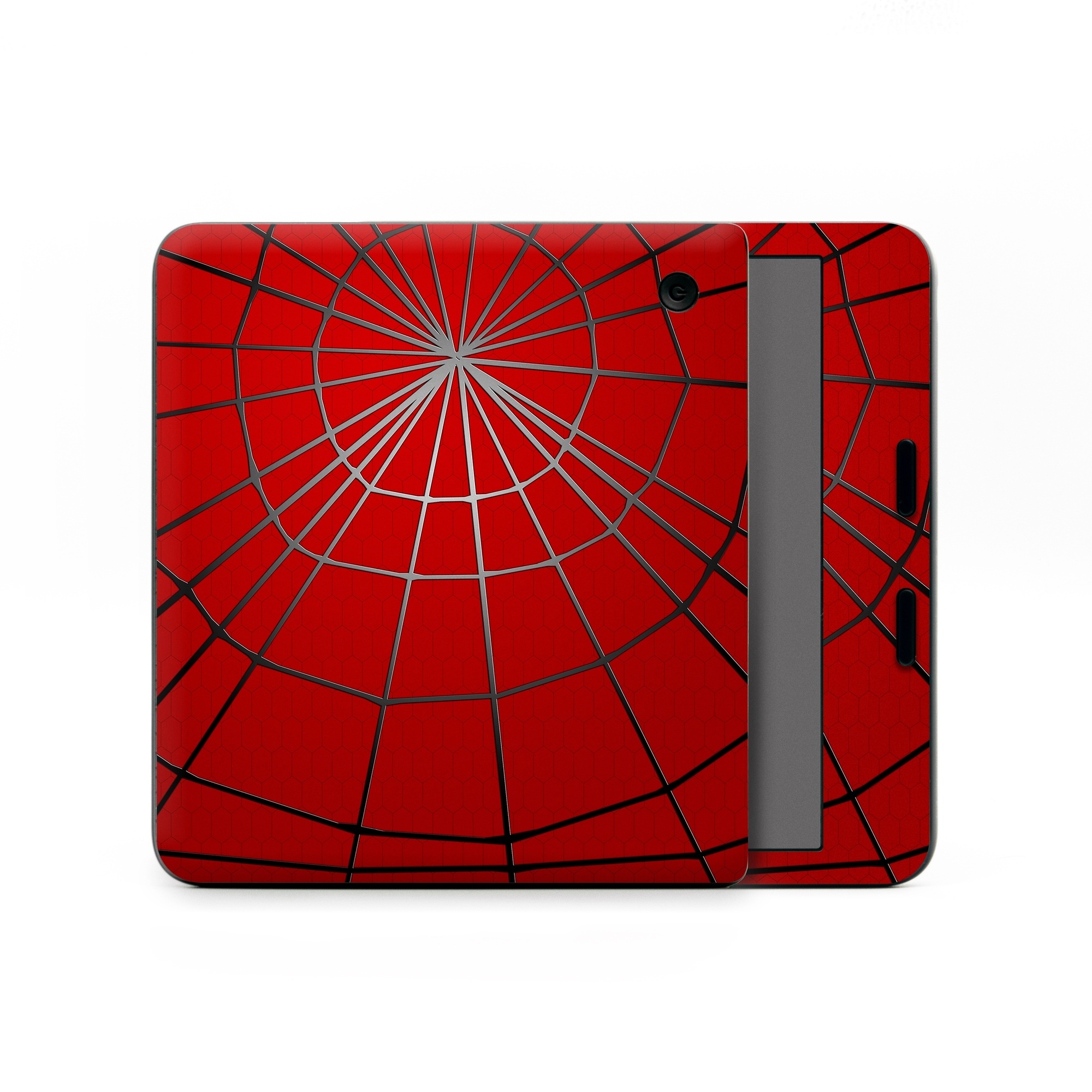 Kobo Libra Colour Skin design of Red, Symmetry, Circle, Pattern, Line, with red, black, gray colors