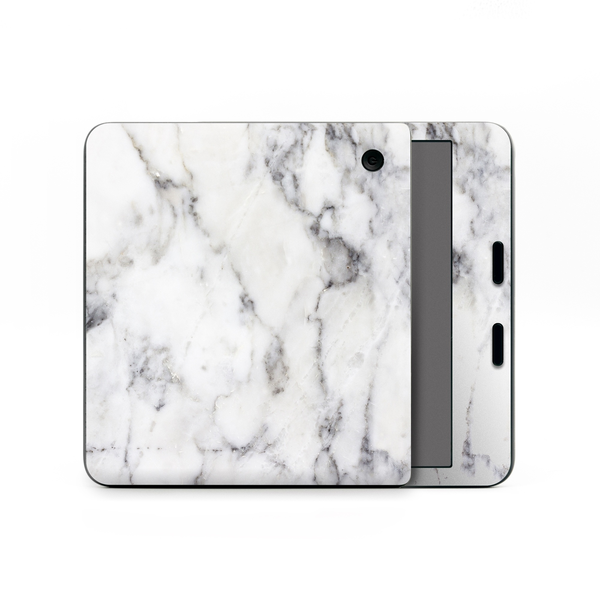 Kobo Libra Colour Skin design of White, Geological phenomenon, Marble, Black-and-white, Freezing, with white, black, gray colors