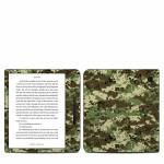 Digital Woodland Camo Kobo Libra H20 Skin