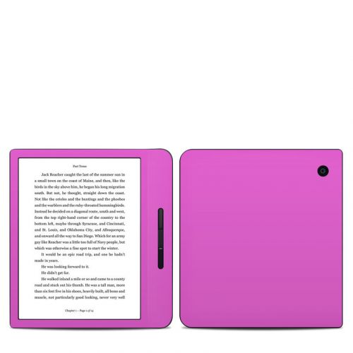 Solid State Vibrant Pink Kobo Libra H20 Skin