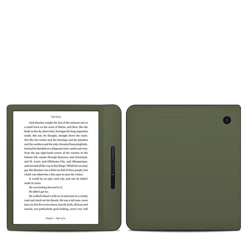Kobo Libra H20 Skin design of Green, Brown, Text, Yellow, Grass, Font, Pattern, Beige, with green, brown colors
