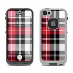 Red Plaid LifeProof iPhone SE, 5s fre Case Skin