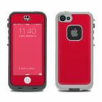 Solid State Red LifeProof iPhone SE, 5s fre Case Skin