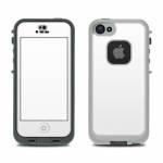 Solid State White LifeProof iPhone SE, 5s fre Case Skin