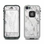 White Marble LifeProof iPhone SE, 5s fre Case Skin