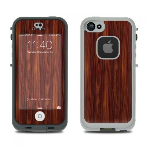 Dark Rosewood LifeProof iPhone SE, 5s fre Case Skin