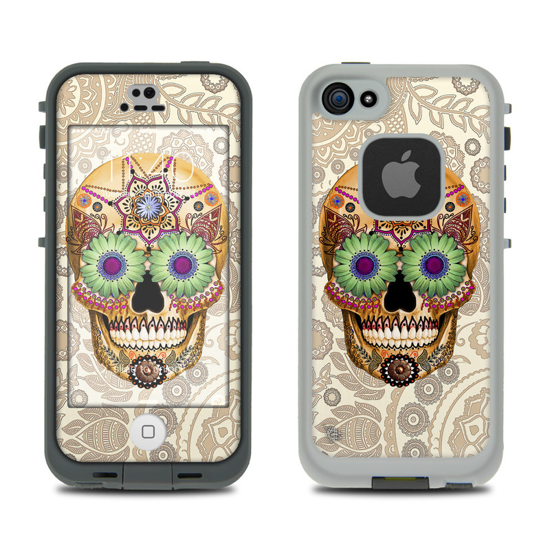 Sugar Skull Bone Lifeproof Iphone Se 5s Fre Case Skin Istyles 3032