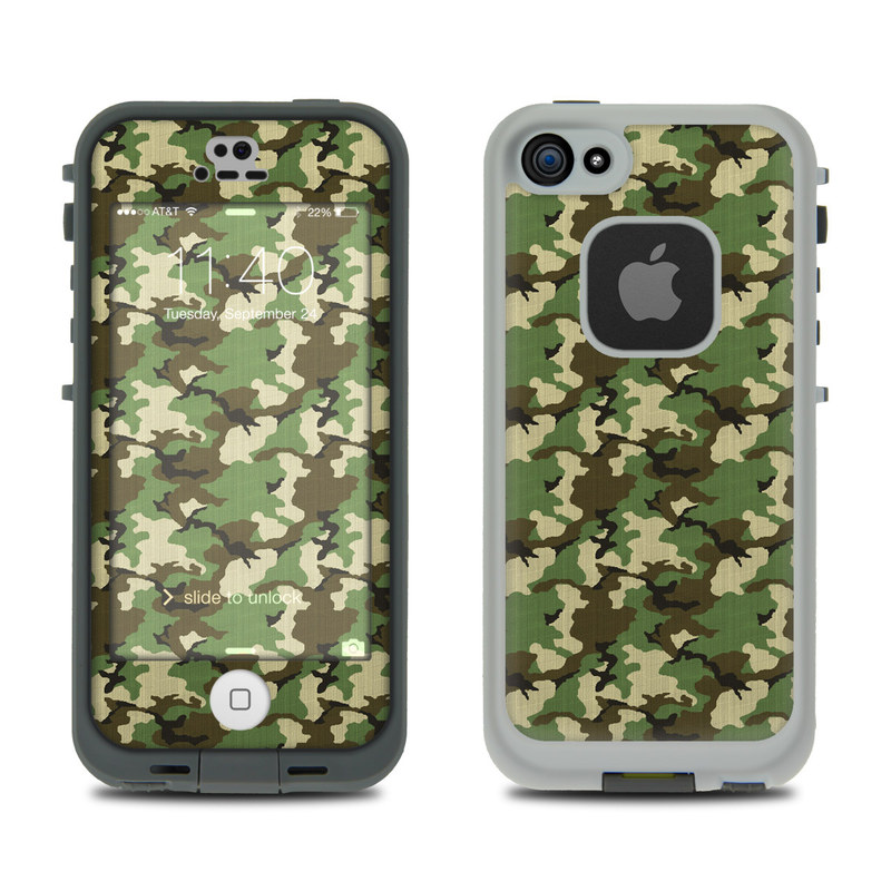 Woodland Camo Lifeproof Iphone Se 5s Fre Case Skin Istyles 1297