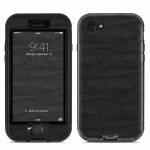 Black Woodgrain LifeProof iPhone 8 nuud Case Skin