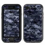 Digital Navy Camo LifeProof iPhone 8 nuud Case Skin