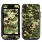 Digital Woodland Camo LifeProof iPhone 8 nuud Case Skin