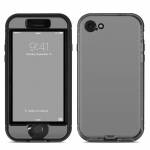 Solid State Grey LifeProof iPhone 8 nuud Case Skin