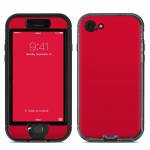 Solid State Red LifeProof iPhone 8 nuud Case Skin