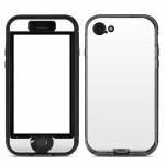 Solid State White LifeProof iPhone 8 nuud Case Skin