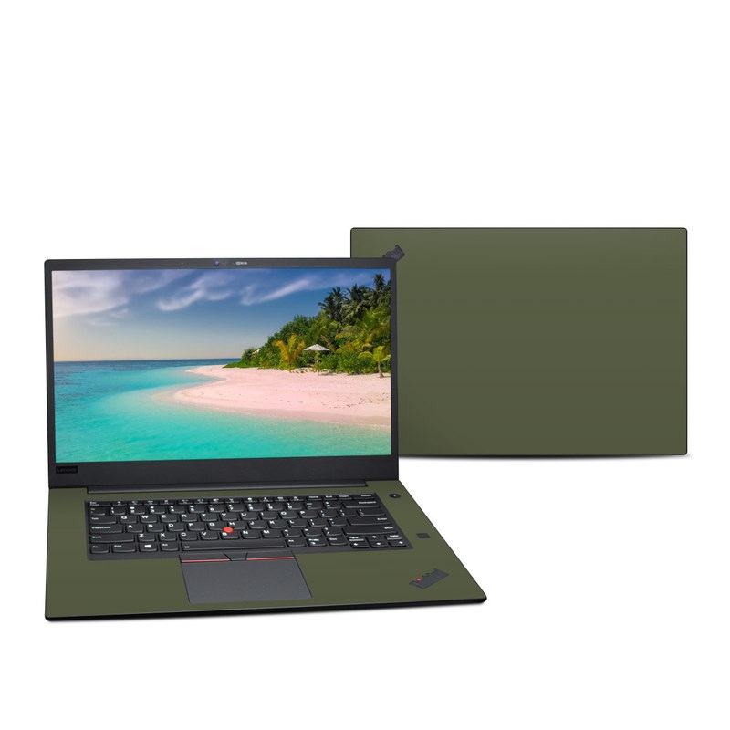 Lenovo ThinkPad X1 Extreme Gen 2 15-inch Skin design of Green, Brown, Text, Yellow, Grass, Font, Pattern, Beige, with green, brown colors