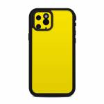 Solid State Yellow Lifeproof iPhone 11 Pro fre Case Skin