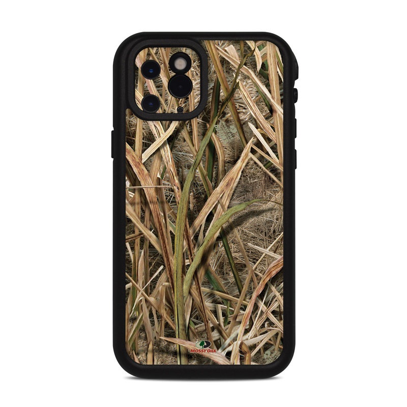 Lifeproof iPhone 11 Pro fre Case Skin design of Grass, Straw, Plant, Grass family, Twig, Adaptation, Agriculture, with black, green, gray, red colors