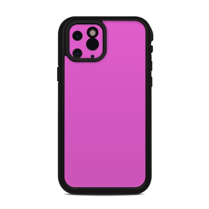 LifeProof iPhone 11 Pro fre Case Skin design of Violet, Pink, Purple, Red, Lilac, Magenta, Blue, Lavender, Text, Sky, with pink colors