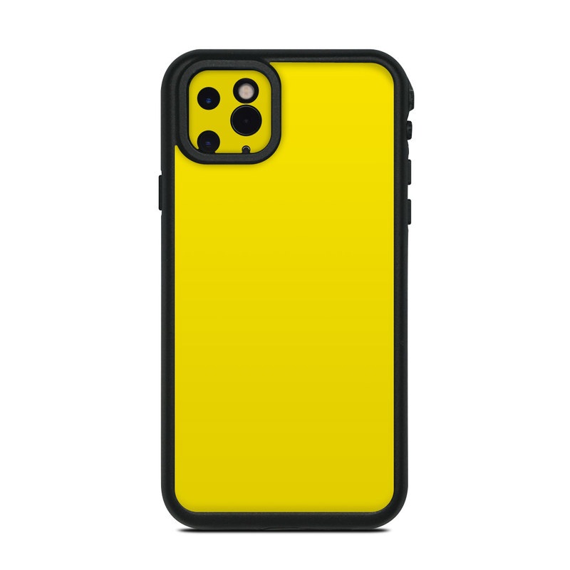 LifeProof iPhone 11 Pro Max fre Case Skin design of Green, Yellow, Orange, Text, Font, with yellow colors