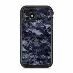 Digital Navy Camo LifeProof iPhone 12 fre Case Skin