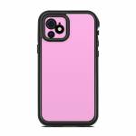 Solid State Pink Lifeproof iPhone 12 fre Case Skin
