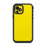 Solid State Yellow Lifeproof iPhone 12 fre Case Skin