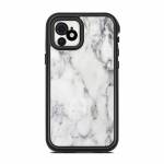 White Marble Lifeproof iPhone 12 fre Case Skin