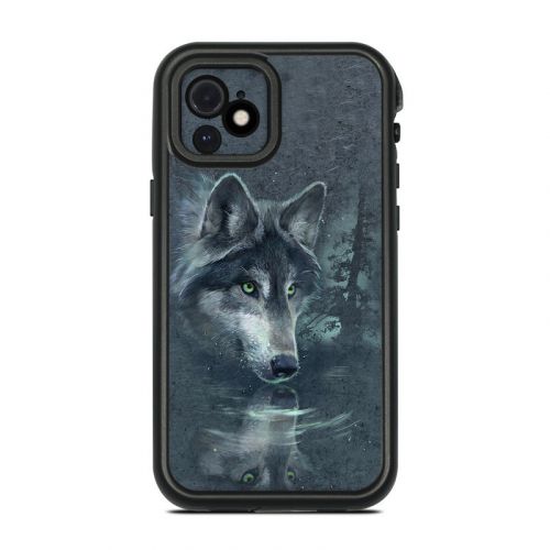 Wolf Reflection Lifeproof iPhone 12 fre Case Skin