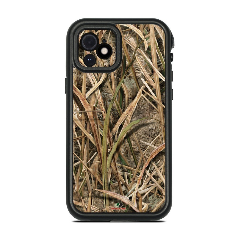 LifeProof iPhone 12 fre Case Skin design of Grass, Straw, Plant, Grass family, Twig, Adaptation, Agriculture, with black, green, gray, red colors
