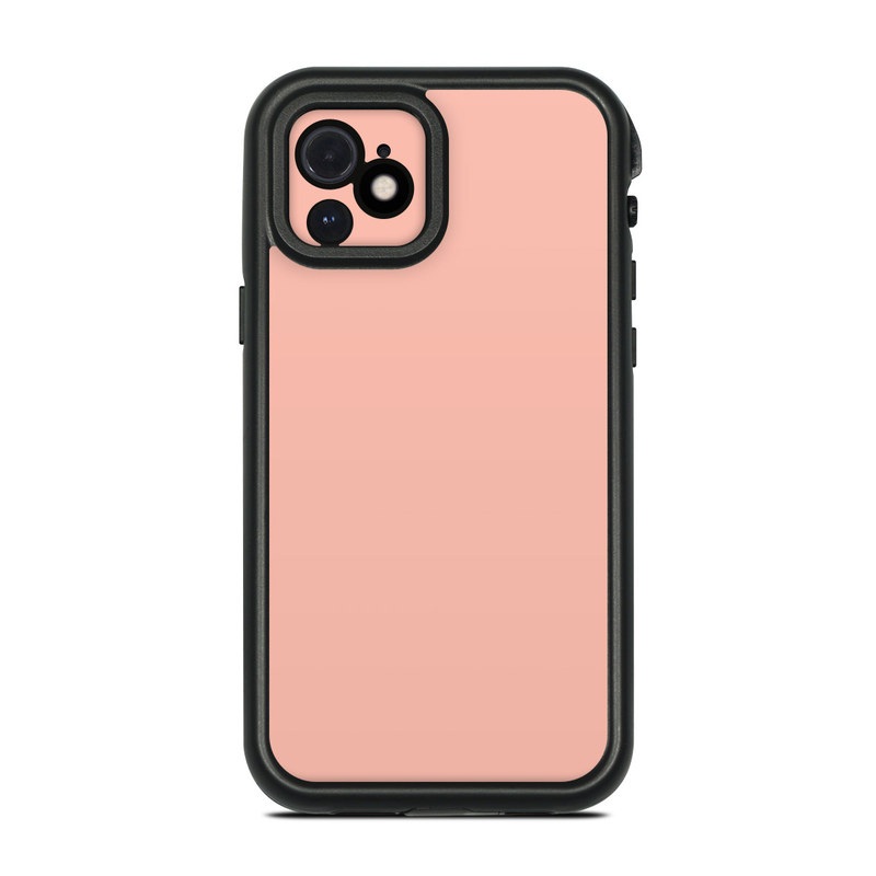 LifeProof iPhone 12 fre Case Skin design of Orange, Pink, Peach, Brown, Red, Yellow, Material property, Font, Beige, with orange, yellow, white colors