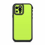 Solid State Lime Lifeproof iPhone 12 Pro fre Case Skin